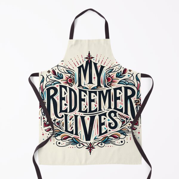 Item preview, My Redeemer Lives, typography designed and sold by maxmaj.