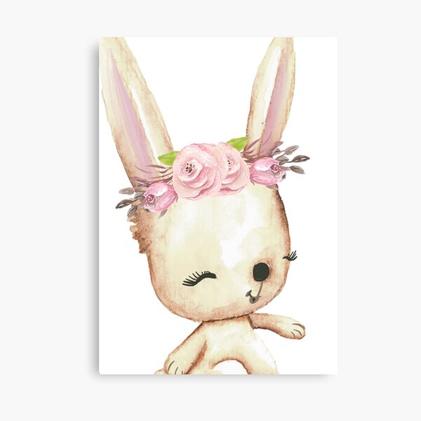 Happy Bunny Canvas Print