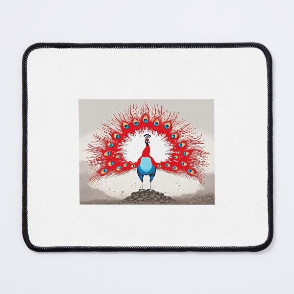 Item preview, series red peacock art work designed and sold by The-Kreator.