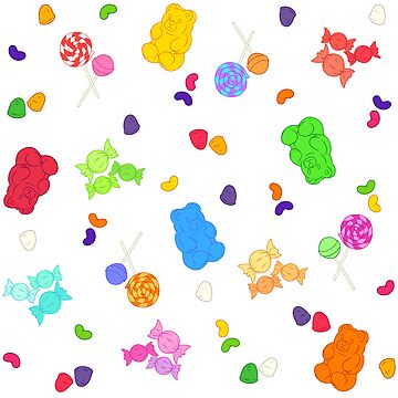 Artwork thumbnail, Dreams of Candy (White) by XantheDoodles