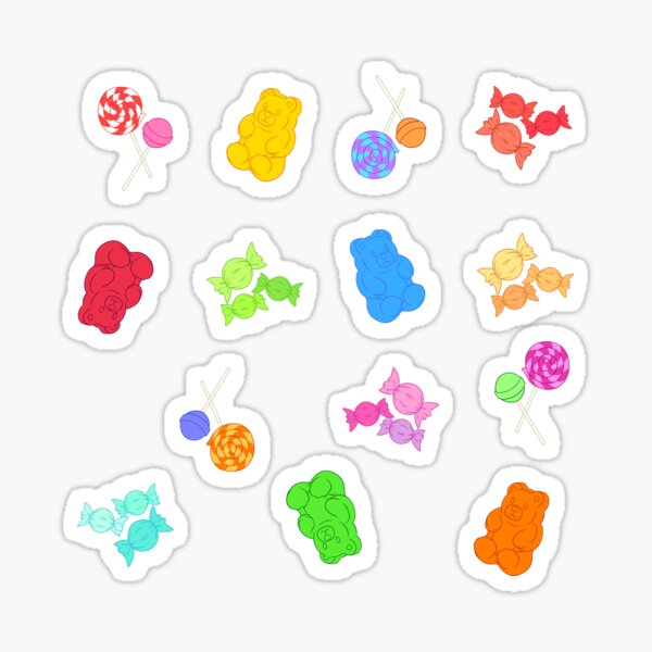 Dreams of Candy (White) Sticker