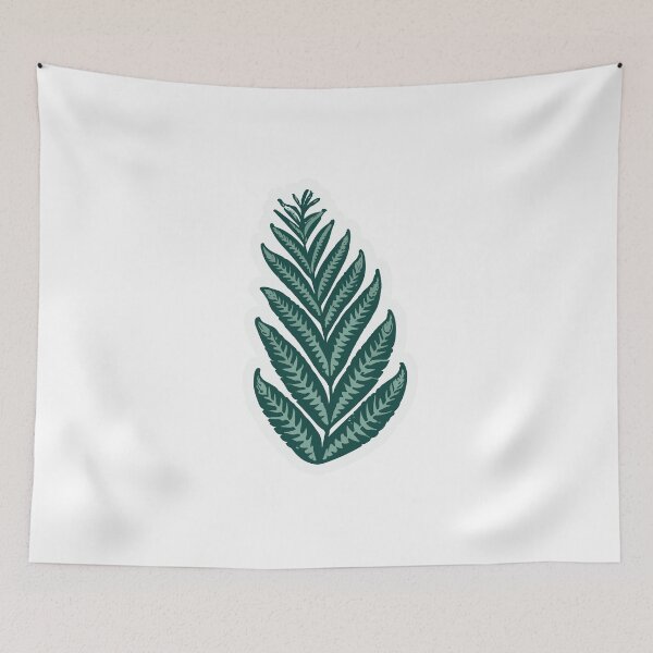 Item preview, Fern Leaf Silhouette - Minimalist Nature Design designed and sold by NiftyWrx.