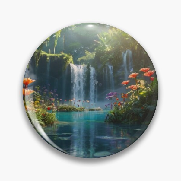 Item preview, Mystic Woodland Haven Avatar's Whispering Waterscape designed and sold by BlareBlare.