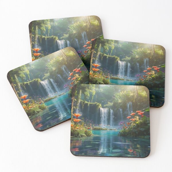 Item preview, Mystic Woodland Haven Avatar's Whispering Waterscape designed and sold by BlareBlare.