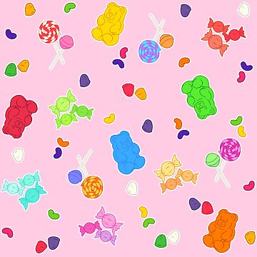 Artwork thumbnail, Dreams of Candy (Pink) by XantheDoodles