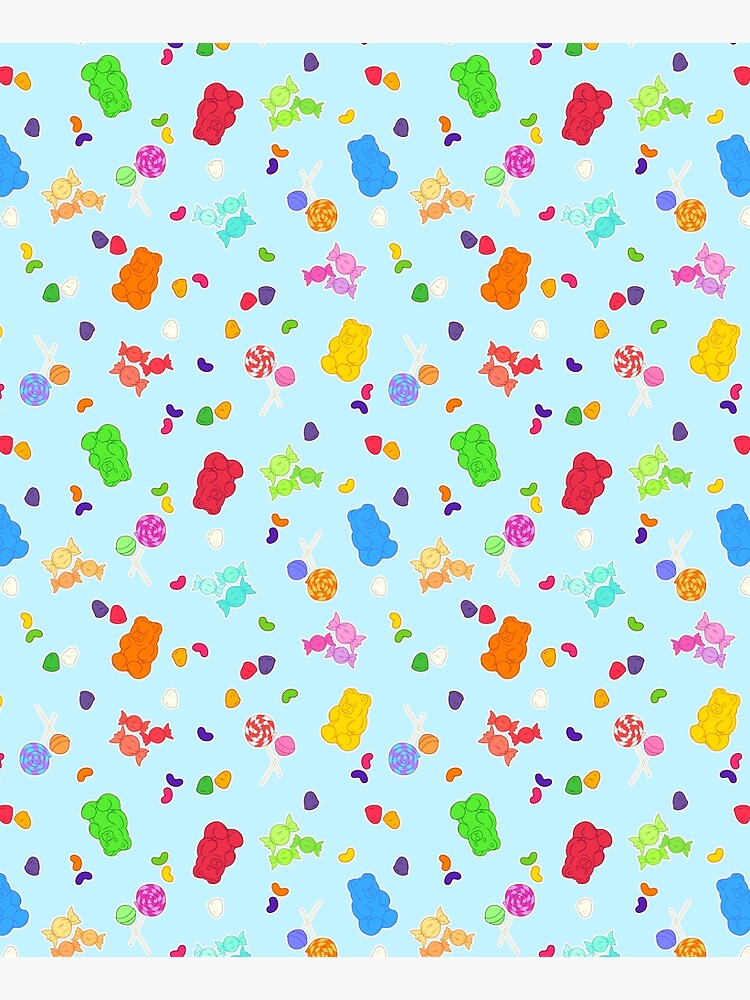 Thumbnail 6 of 6, Apron, Dreams of Candy (Blue) designed and sold by XantheDoodles.