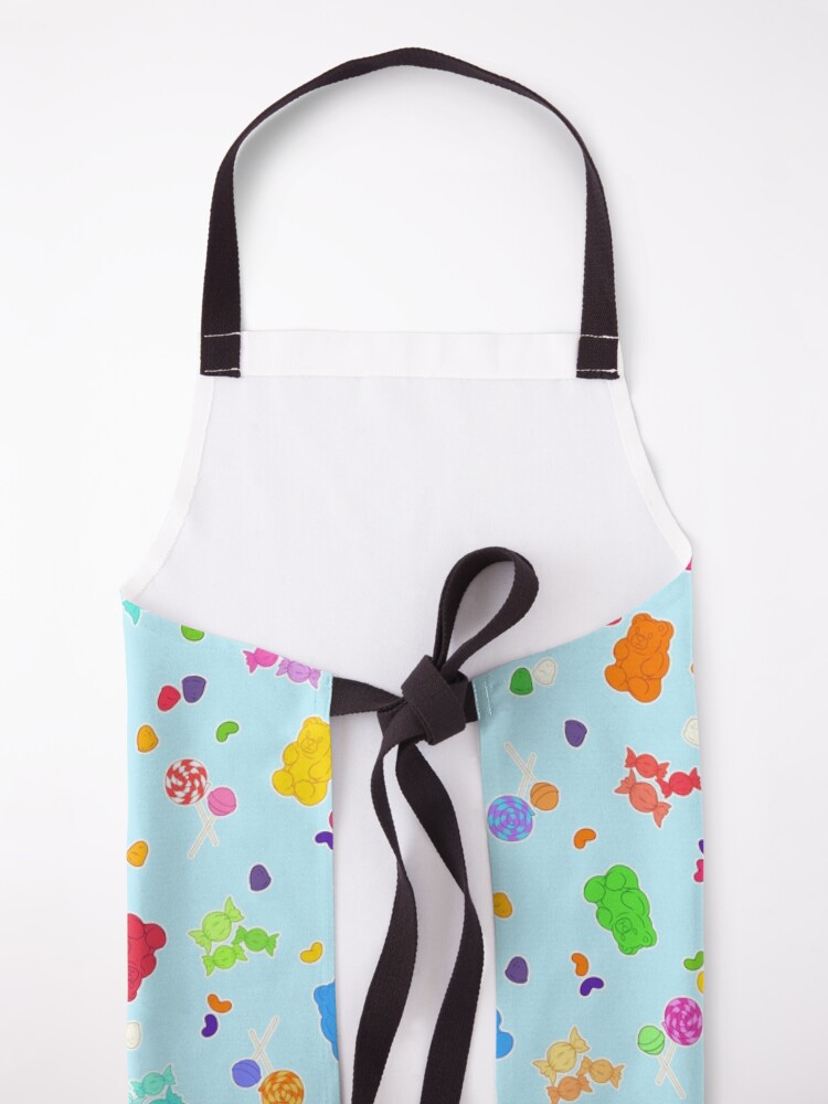 Thumbnail 5 of 6, Apron, Dreams of Candy (Blue) designed and sold by XantheDoodles.