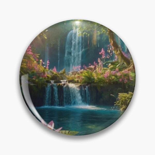 Item preview, Verdant Vale Vista Avatar's Realm of Water and Petals designed and sold by BlareBlare.