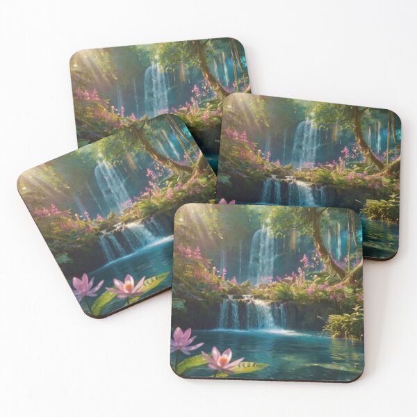 Item preview, Verdant Vale Vista Avatar's Realm of Water and Petals designed and sold by BlareBlare.