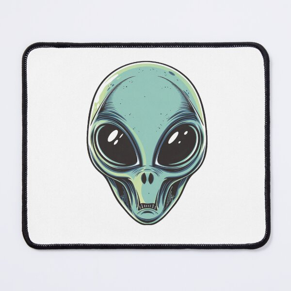 Item preview, ALIEN FACE - Green Alien - Sticker designed and sold by lapart.