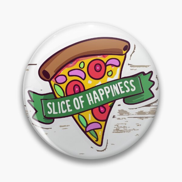 Item preview, Slice of Happiness - Vibrant Pizza Illustration designed and sold by NiftyWrx.