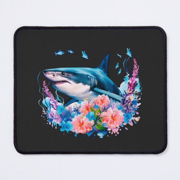 Item preview, Shark in flower designed and sold by AnimalsDH305.