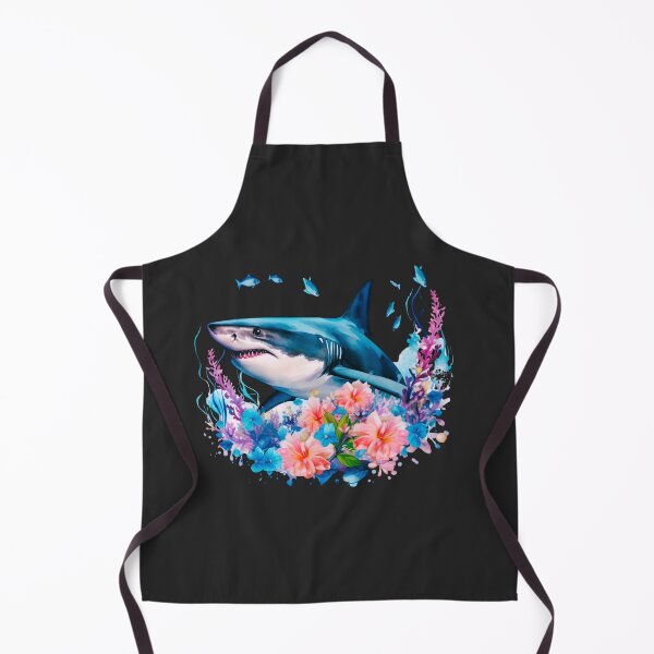 Item preview, Shark in flower designed and sold by AnimalsDH305.