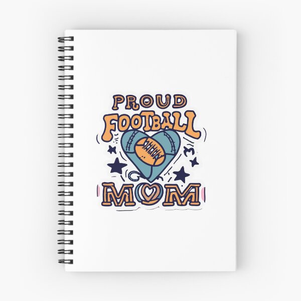 Item preview, Proud Football Mom Heart and Soccer Ball Design designed and sold by NiftyWrx.