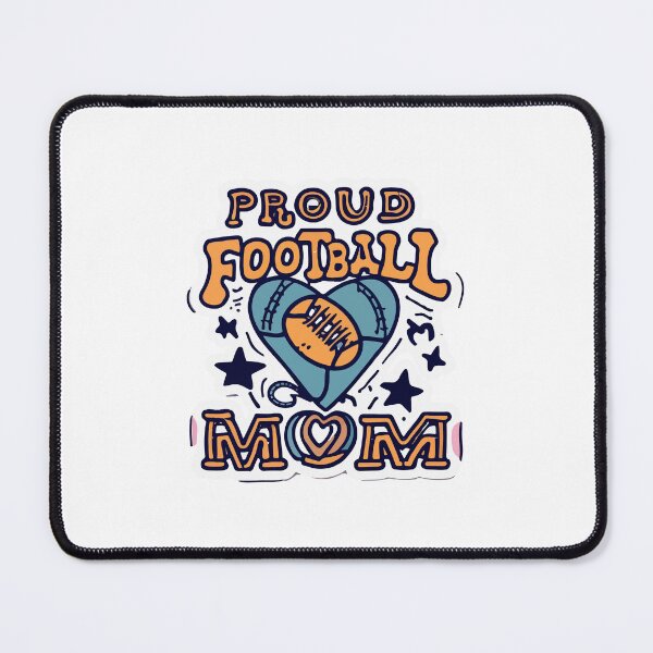 Item preview, Proud Football Mom Heart and Soccer Ball Design designed and sold by NiftyWrx.