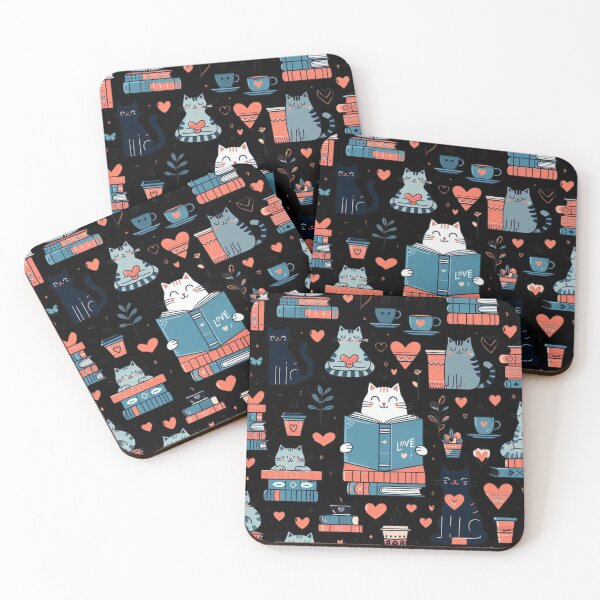 Item preview, Cats love books designed and sold by CatherineLievre.