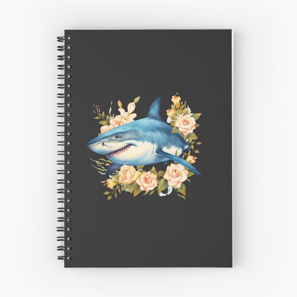 Item preview, Shark in flower designed and sold by AnimalsDH305.