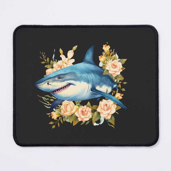 Item preview, Shark in flower designed and sold by AnimalsDH305.