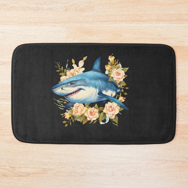 Item preview, Shark in flower designed and sold by AnimalsDH305.