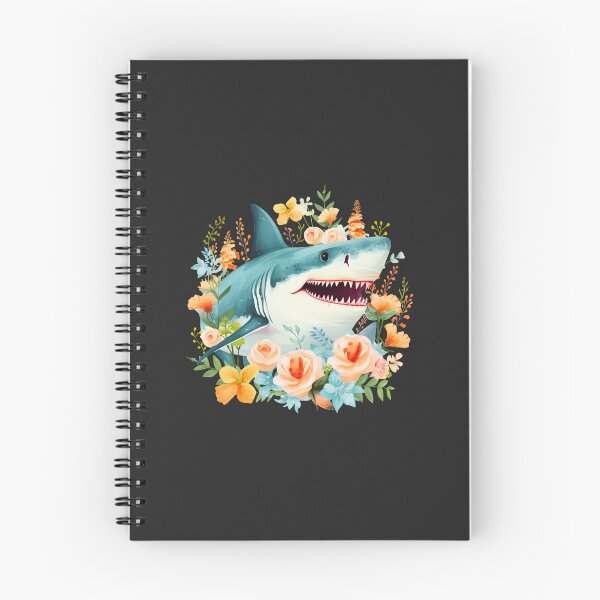 Item preview, Shark in flower designed and sold by AnimalsDH305.