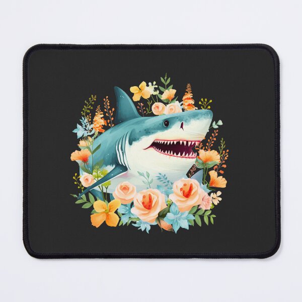 Item preview, Shark in flower designed and sold by AnimalsDH305.