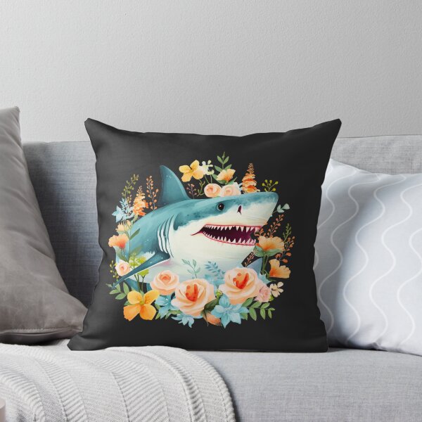 Item preview, Shark in flower designed and sold by AnimalsDH305.