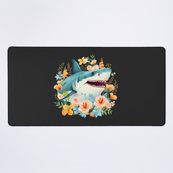 Item preview, Shark in flower designed and sold by AnimalsDH305.