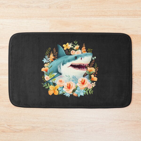 Item preview, Shark in flower designed and sold by AnimalsDH305.