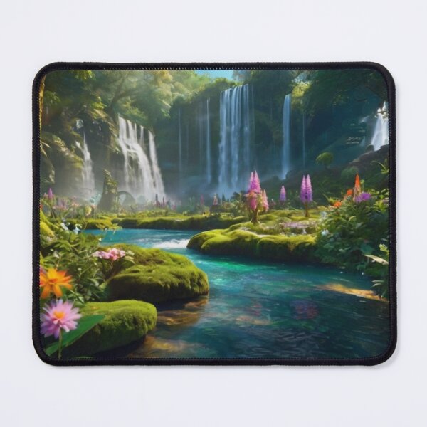 Item preview, Celestial Glade: Symphony of Water and Blossoms designed and sold by BlareBlare.