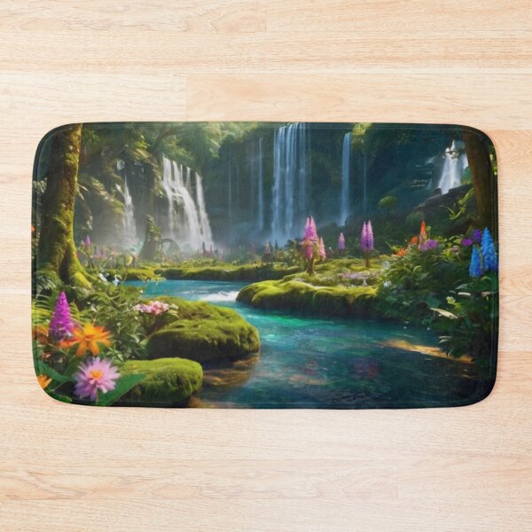 Item preview, Celestial Glade: Symphony of Water and Blossoms designed and sold by BlareBlare.