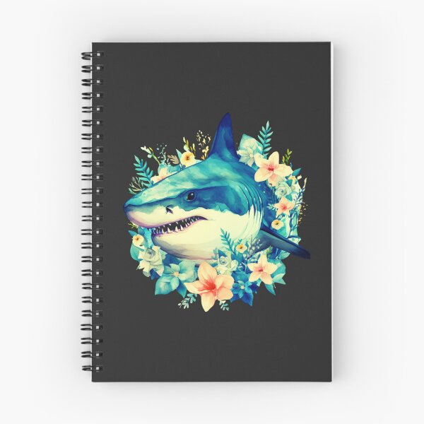 Item preview, Shark in flower designed and sold by AnimalsDH305.