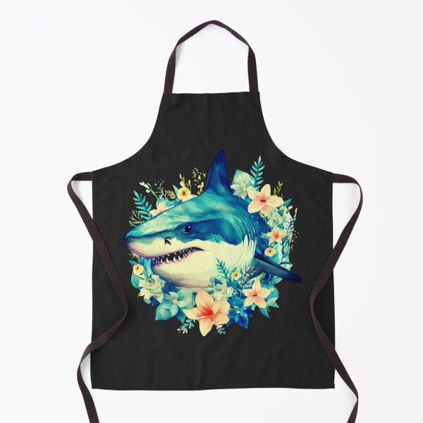 Item preview, Shark in flower designed and sold by AnimalsDH305.