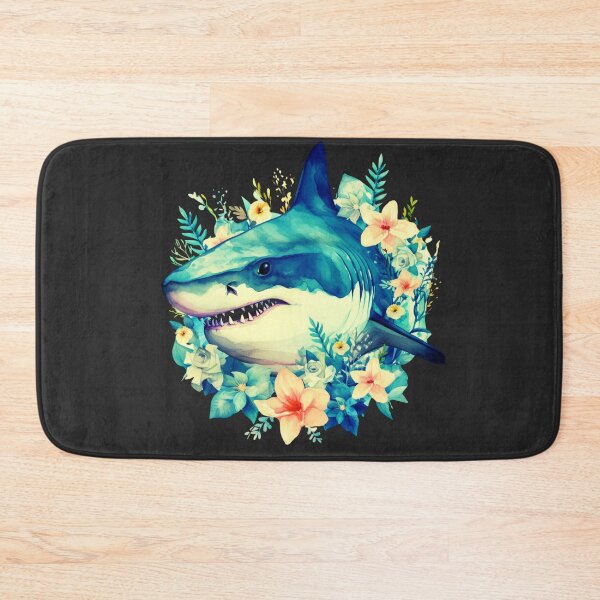 Item preview, Shark in flower designed and sold by AnimalsDH305.