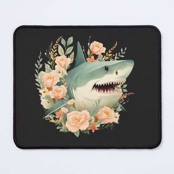 Item preview, Shark in flower designed and sold by AnimalsDH305.