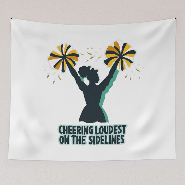 Item preview, Football Mom Sideline Cheer designed and sold by NiftyWrx.