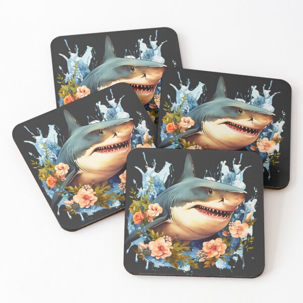 Item preview,  Shark in flower designed and sold by AnimalsDH305.