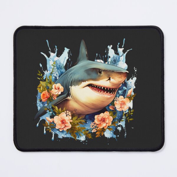 Item preview, Shark in flower designed and sold by AnimalsDH305.