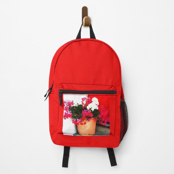 Item preview, Bright pink flowers on a doorstep designed and sold by Emma  Amies.