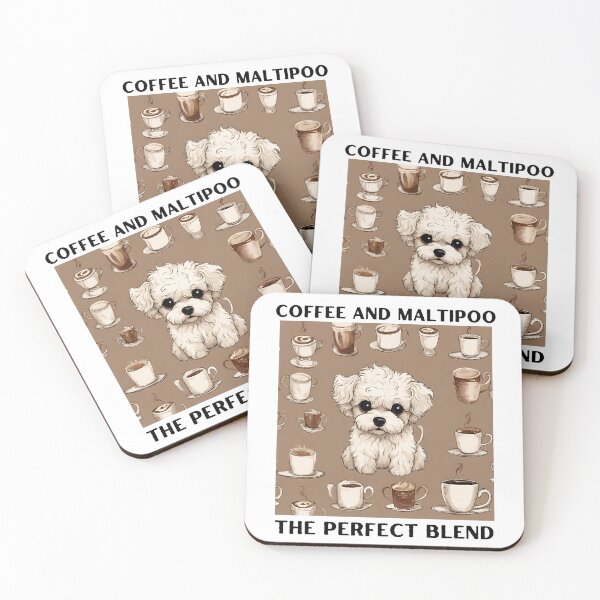 Item preview, Maltipoo dog coffee owner mom dad lover vintage designed and sold by SoulfulT.