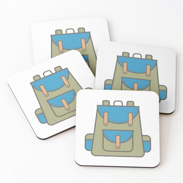 Item preview, Cute hand drawn kawaii summer camping picnic set backpack designed and sold by nuchz.