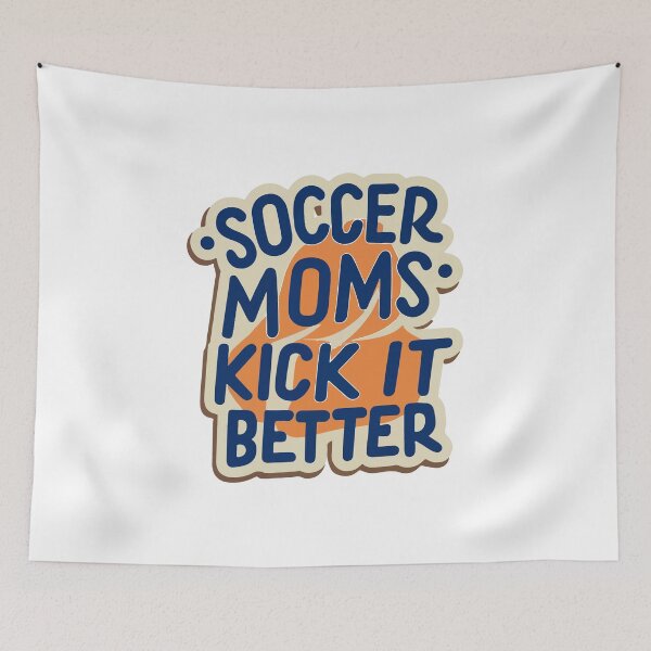 Item preview, Soccer Moms Kick It Better Retro Cleats Design designed and sold by NiftyWrx.