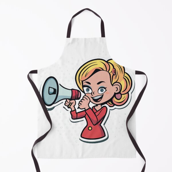 Item preview, Football Mom with Megaphone - Comic Style Design designed and sold by NiftyWrx.