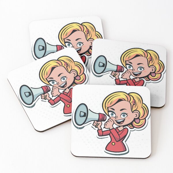 Item preview, Football Mom with Megaphone - Comic Style Design designed and sold by NiftyWrx.