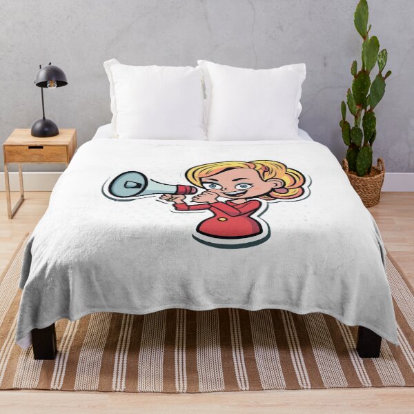 Item preview, Football Mom with Megaphone - Comic Style Design designed and sold by NiftyWrx.