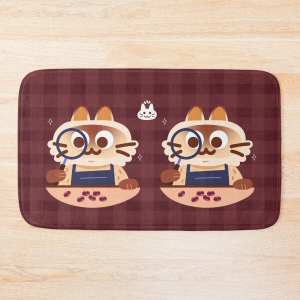 Item preview, cute cat adorable cat drink coffee beans designed and sold by Blau Rigel.
