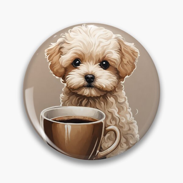 Item preview, Coffee addict maltipoo lover dog coffee owner mom dad lover vintage designed and sold by SoulfulT.