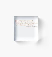 Morrowind propehcy Acrylic Block