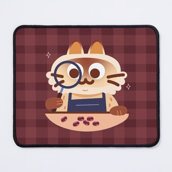 Item preview, cute cat adorable cat drink coffee beans designed and sold by Blau Rigel.