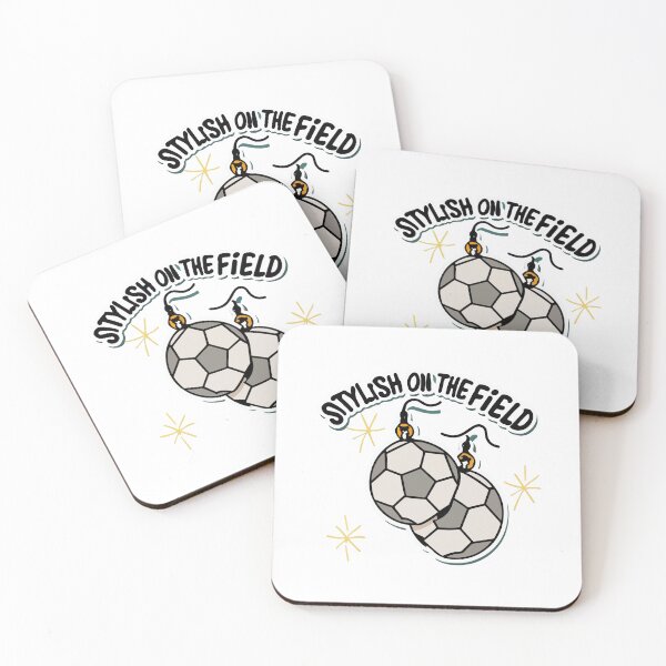 Item preview, Stylish On The Field Soccer Ball Earrings designed and sold by NiftyWrx.