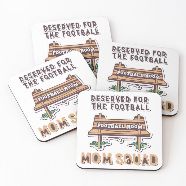 Item preview, Reserved For The Football Mom Squad - Team Support Sticker designed and sold by NiftyWrx.